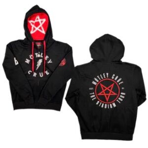 BNWOT Mötley Crüe Stadium Concert Zip Hoodie